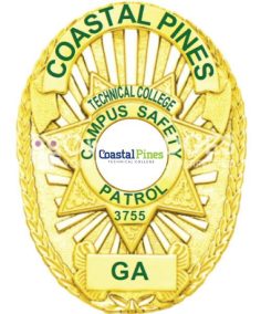 Oval Badge 7 Pointer Star 11-D16 8 11 d16 coastal pines