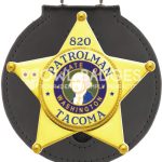 5 Pointed Star Badge Round Edge view 1