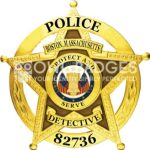 5 Point Star Badge Circle Banner view 1