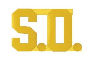 Security Officer SO Collar Pin - Gold 1