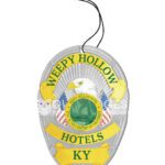Oval Air Freshener Flag Badge view 1