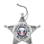 5 Point Star Badge Air Freshener Badge view 1