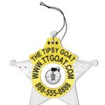 5 Point Star Air Freshener Badge 14-C1-AF view 1