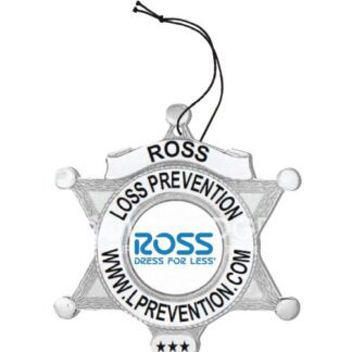 6 Pointed Star Air Freshener Badge 17-B1-AF