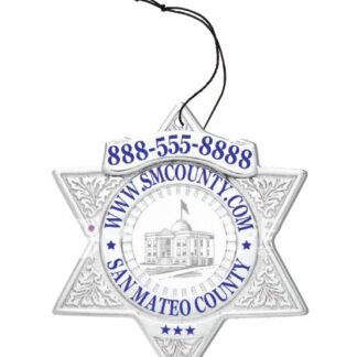 6 Point Star Air Freshener Badge 18-A1-AF
