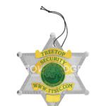 6 Point Star Air Freshener Badge 19-F1-AF view 1
