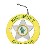 5 Point Fat Star Air Freshener Badge view 1