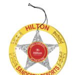 5 Point Star Air Freshener Badge 20-H16-AF view 1