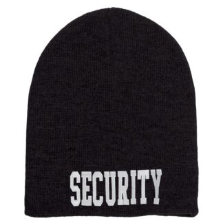 Short Beanie w/ SECURITY ID - Black 2