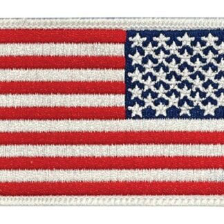 American Flag 3"x2" Reverse - Gold 2