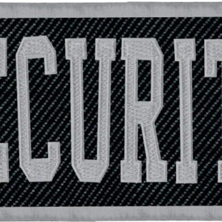 Security ID Patch 4"x2" - Black 3