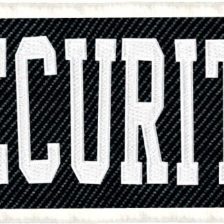 Security ID Patch 4"x2" - Black 4