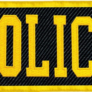 Police ID Patch 4"x2" - Gold 1