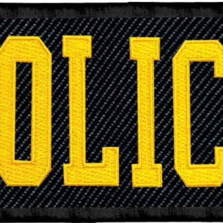 Police ID Patch 4"x2" - Gold 2