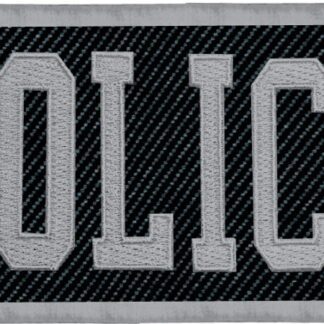 Police ID Patch 4"x2" - Gold 4