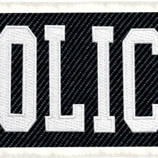 Police ID Patch 4"x2" - Gold 3