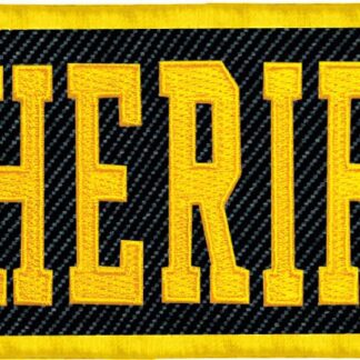 Sheriff ID Patch 4x2 - Black 1