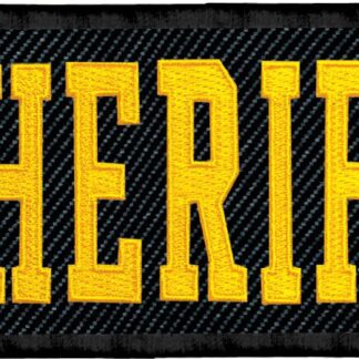 Sheriff ID Patch 4x2 - Black 2