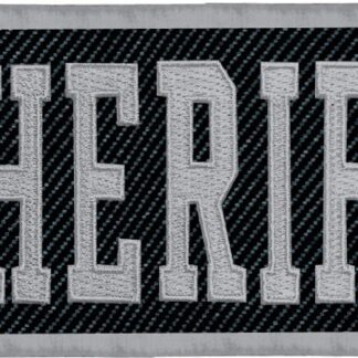 Sheriff ID Patch 4x2 - Black 4