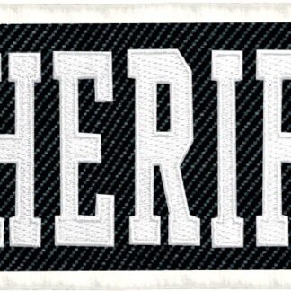 Sheriff ID Patch 4x2 - Black 3
