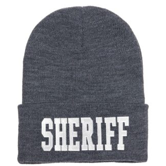 Long Beanie w/ SHERIFF ID - Grey 2