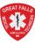 custom cloth patches medical ambulance technician a red patch with a white star of life