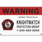 Fence Sign FS1-R1 view 1