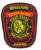 Personalized Iron on patches Four state protection security officer patch with a red border around