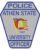 Custom embroidered patch Police Athen State University Officer a close-up of a police badge