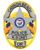 police badge Cannon Beach Police K-9 Unit gold badge with star and state of Oregon seal. Style # 27-a1