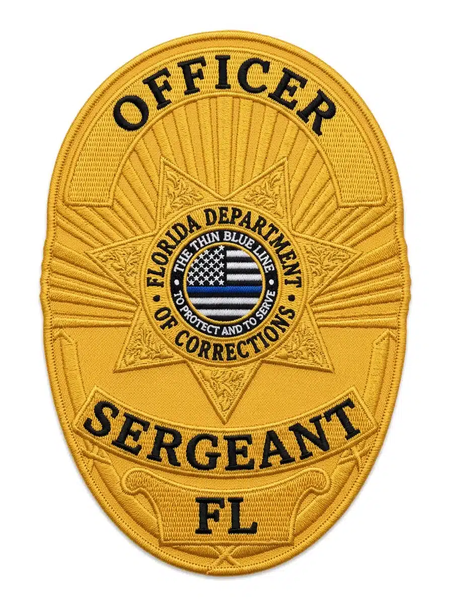 Police Badge Patch BD20-A1