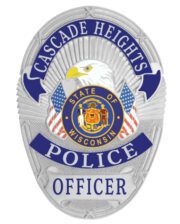 badge for police officer a close-up of a badge