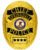 police officer badge Springdale Police Chief gold badge with gold text and State of Illinois center seal. Style # 8-d13r