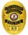 police officer badge Springdale Police Lieutenant Gold badge k9 unit with gold text and state of illinois center seal. Style # 8-d13r