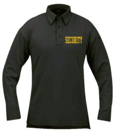 Owl polo black gold front