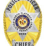 Oval Badge 6 Point Star view 1