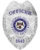 badge lapd Flintwood College Public Safety Officer Silver Badge with a star. Style # 3-c118H14