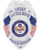 Custom Badge Eagle Top 4-A1, police badge Little Rock Captain Police Officer Silver Badge with a flag and text Style # 4-A1