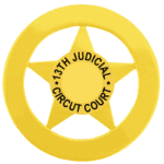 Missouri 13th Circuit Court Badge view 2