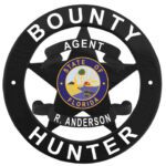 5 Point Star Badge in Circle 20-A18 view 4