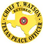 Texas Peace Officer Badge, 3 Text Panels view 1