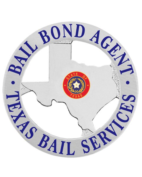 Police officer badge silver a white badge with a map of texas