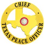 Texas Peace Officer Badge, 2 Text Panels view 2