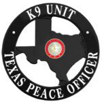 Texas Peace Officer Badge, 2 Text Panels view 3