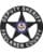 Deputy Sheriff black badge with white text