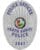 police officer badge Perth Amboy Police Officer Silver Badge with blue text. Style # 22-f2