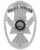 badge for police Ulysses police department police officer silver badge with star and black text. Style # 11-d15h11