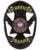 Abbeville Police department K9 Officer black badge with gold text and star. Style # 11-d15h11b