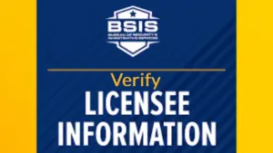 Quickly confirm a bsis license validity online.