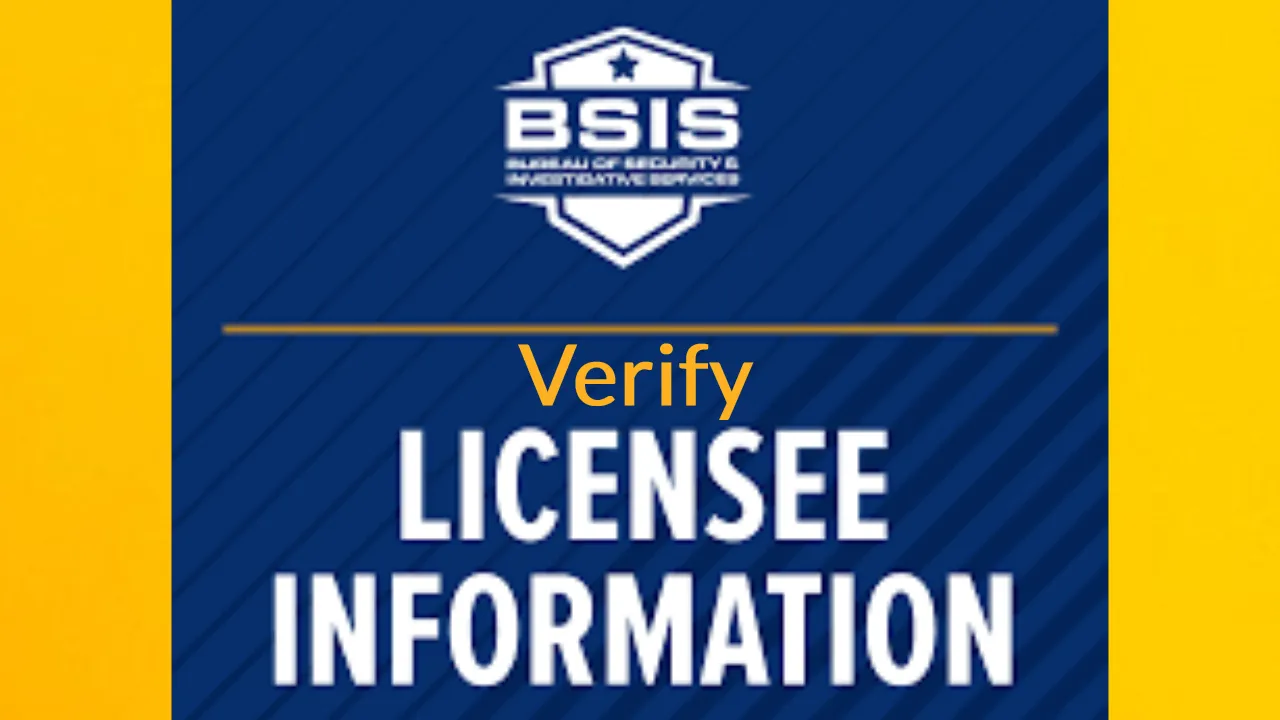 Verify A Bsis License 1 Quickly confirm a bsis license validity online.